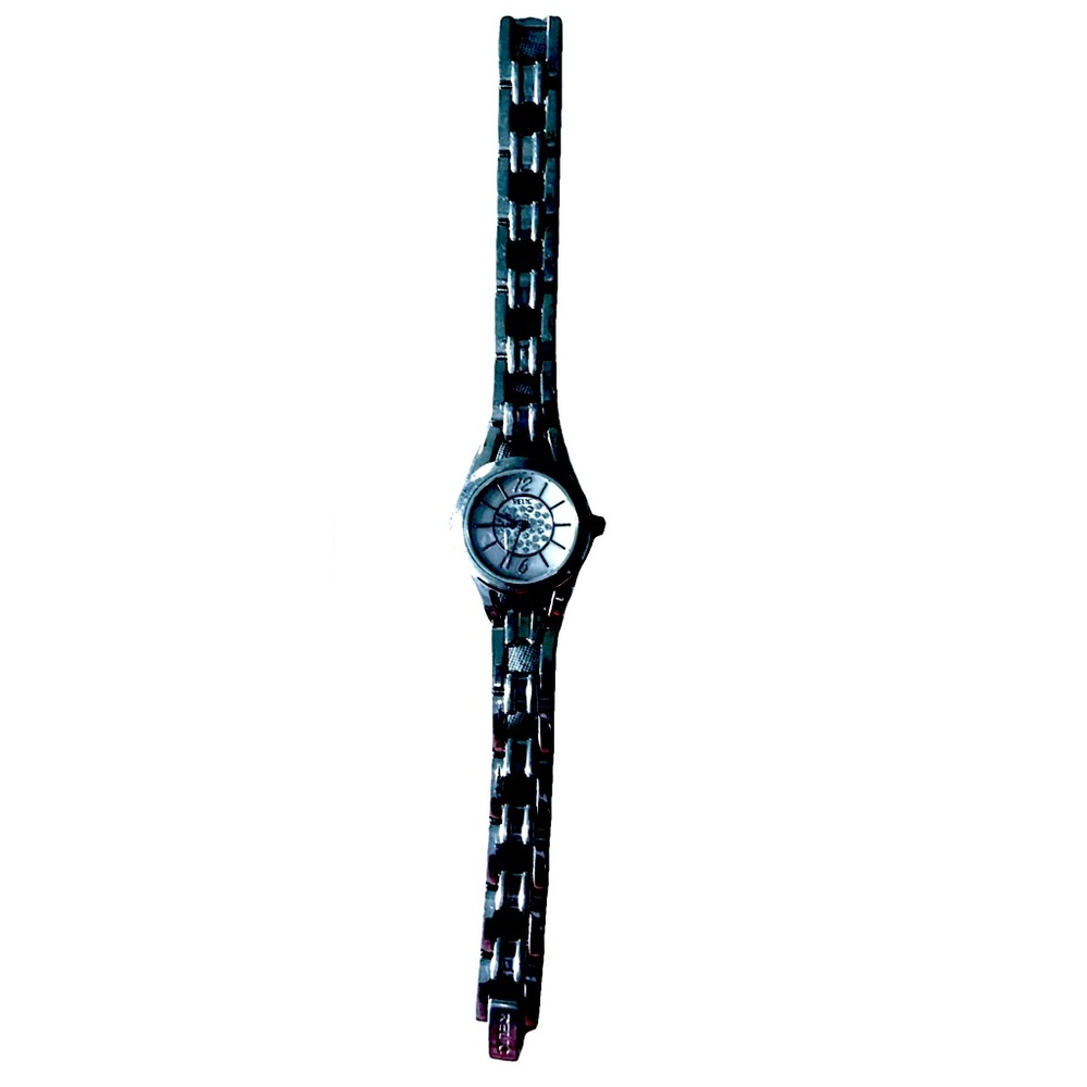 Vintage Tiny Relic Watch for Ladies
 Pearl Dial Watch with Crystals